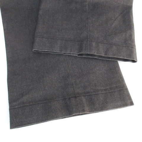  Takeo Kikuchi TAKEO KIKUCHI slacks pants tapered pants long height herringbone pattern 2 charcoal gray /FF12 men's 