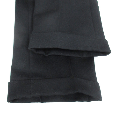 Duras эмбиент DURAS ambient слаксы брюки конические брюки длинный длина roll выше одноцветный 2 чёрный черный /FF37 женский 