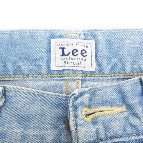  Lee LEE Denim брюки джинсы конические брюки длинный длина S бледно-голубой голубой /FF26 женский 