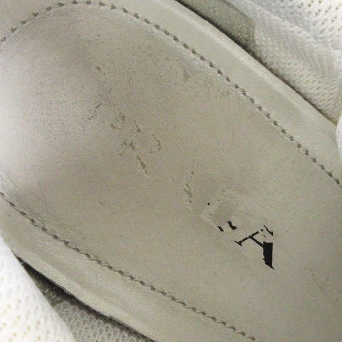 プラダ PRADA スニーカー ローカット ロゴ プリント 2EG363 白 ホワイト 8.5 27.5cm相当 靴 メンズ_画像6
