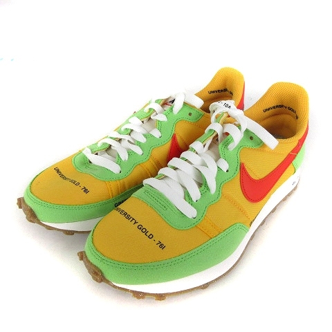 ナイキ NIKE 美品 CHALLENGER OG UNIVERSITY チャレンジャー スニーカー シューズ ローカット タイト CZ9072-763 黄色 24cm レディース_画像1