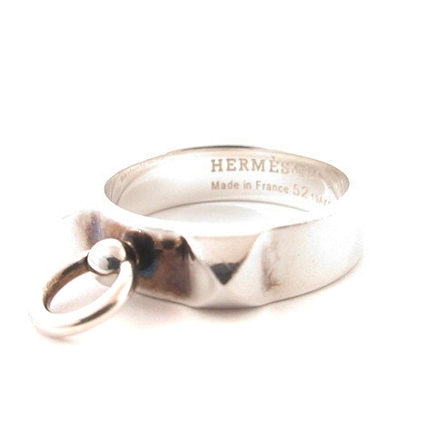 エルメス HERMES コリエ ド シアン PM リング 指輪 AG925 シルバー 52 12号 総重量4.5g アクセサリー レディース