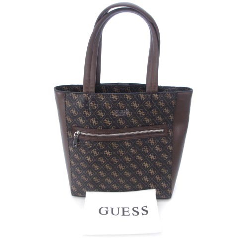 未使用品 ゲス GUESS SUNITA QY877124 トートバッグ ハンド ロゴ 総柄 ブラウン 茶 鞄 レディース_画像7