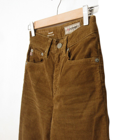 エージー AG AG-ED DENIM THE RHETT パンツ コーデュロイ カットオフ 23 茶 ブラウン レディース_画像4