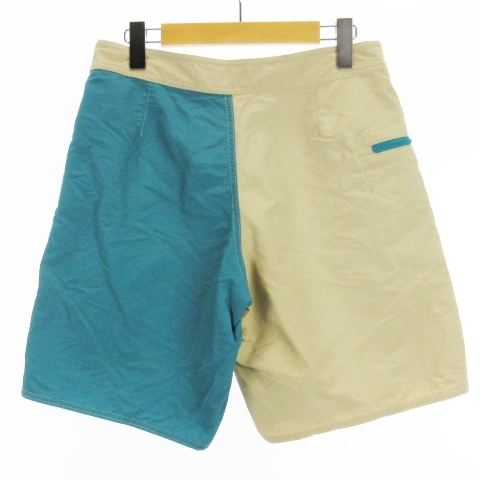 パタゴニア Patagonia Minimalist Wavefarer Board Shorts ショーツ ショート パンツ イージー 86768 ベージュ/ターコイズブルー 30 メンズの画像2