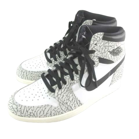 未使用品 ナイキ NIKE Air Jordan 1 High OG White Cement スニーカー 29ｃｍ 白 ホワイト メンズ_画像1