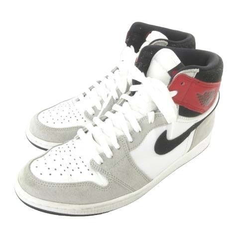 ナイキ NIKE AJ1 White/Black/Light Smoke Grey スニーカー 28.5ｃｍ 白 ホワイト ■U90 メンズ_画像1