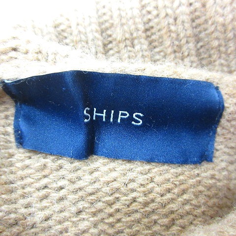 シップス SHIPS ニット セーター タートルネック 長袖 ウール ベージュ /MN メンズ_画像5