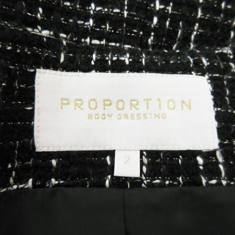  Proportion Body Dressing PROPORTION BODY DRESSING jacket tweed no color Zip up check 2 black black 