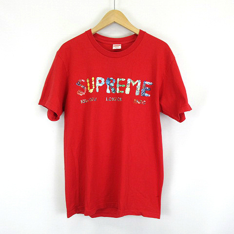 シュプリーム SUPREME ★AA☆ 18SS Rocks Tee Red ロックス Tシャツ 半袖 レッド 赤 M メンズ_画像1