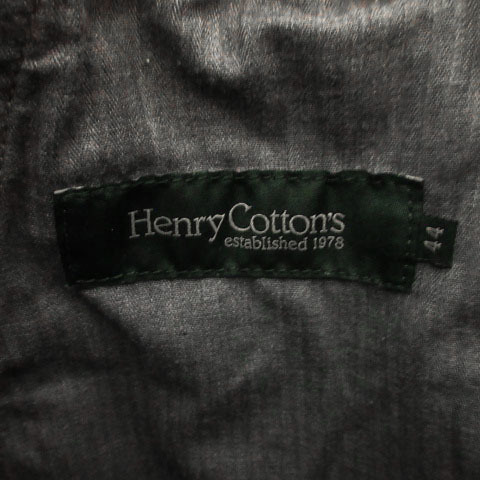 ヘンリーコットンズ HENRY COTTON'S パンツ スリム コットン ネイビー 紺 44 メンズ_画像7