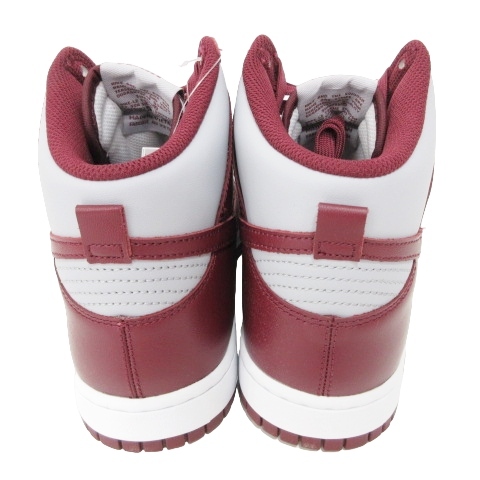 ナイキ NIKE Dunk High Dark Beetroot and Wolf Grey スニーカー DD1399600 US10 28cm バイカラー ■U90 メンズの画像2