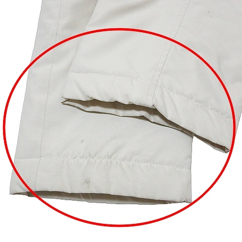  Munsingwear wear Grand s Ram cotton inside jacket golf wear Zip up stand-up collar Logo print M white white #GY08 X