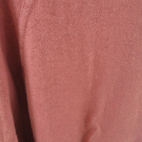 アホープヘンプ A HOPE HEMP カットソー Tシャツ 長袖 ピンク M *T944 メンズの画像7