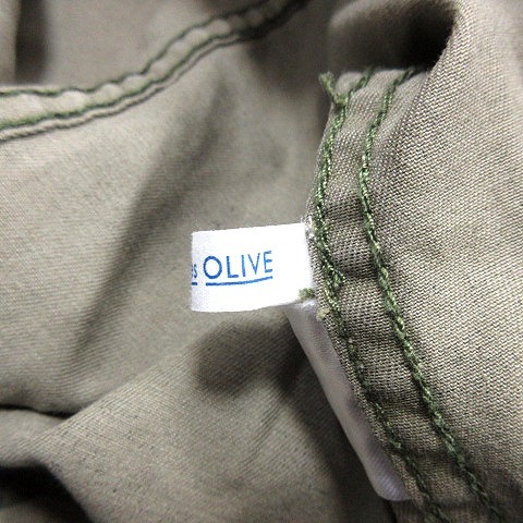 オリーブデオリーブ OLIVE des OLIVE マウンテンパーカー ジャンパー 迷彩柄 カモフラ M カーキ 緑 グリーン /AU ■MO レディース_画像8