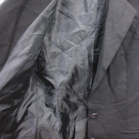 オゾック OZOC テーラードジャケット 総裏地 ウール 38 黒 ブラック /YI レディース_画像5