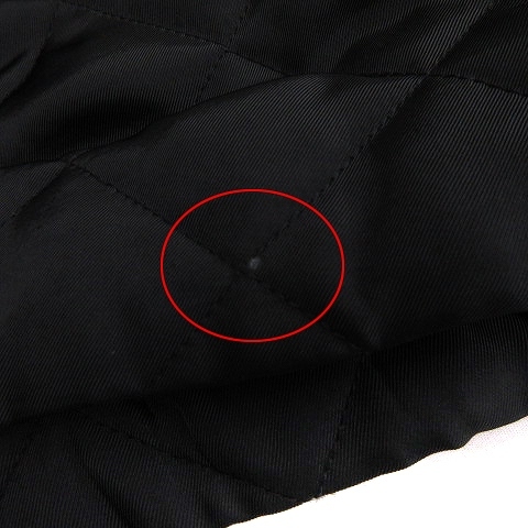 チェスティ Chesty 中綿スカート ひざ丈 キルティング 装飾 サイドジップ 黒 ブラック 0 レディース_画像7