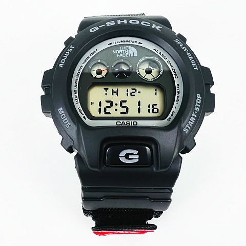  неиспользованный товар   ... SUPREME ★AA☆ The North Face G-SHOCK Watch Black ... ...  лицо   ... аммортизаторы   часы    цифровая  наручные часы 