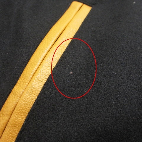 VISION STREET WEAR  пиджак  ...  лого    вышивание    фальшивый   кожа   изменение   черный   черный   жёлтый   жёлтый  M ... ■GY01  мужской 