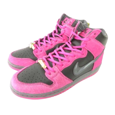 未使用品 ナイキ NIKE Run The Jewels × Nike SB Dunk High Active Pink and Black DX4356-600 26ｃｍ メンズ_画像1