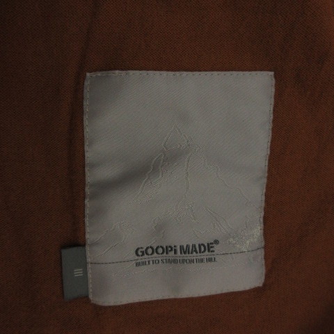 グーピーメイド GOOPi MADE Tシャツ カットソー 半袖 茶 3 *T18 メンズ_画像3