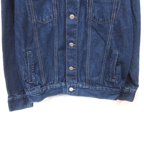  Nice Claup NICE CLAUP jacket Denim denim jacket G Jean F navy blue navy /YI lady's 