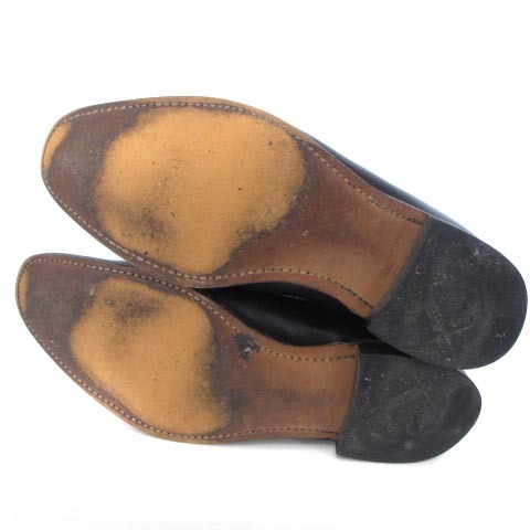 リーガル REGAL ビジネスシューズ 革靴 ウイングチップ レザー ブラック 黒 25.5 靴 シューズ ■GY11 メンズ_画像6