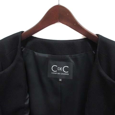  Coup de Chance CdeC COUP DE CHANCE V шея no color tailored jacket шерсть черный чёрный 36 женский 