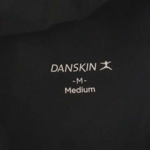 ダンスキン DANSKIN 長袖 ジップアップ ジャケット M 黒系 ブラック ストレッチ ポケット レディース_画像3