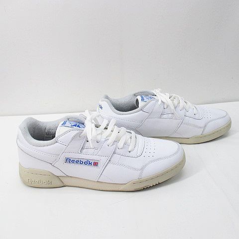 リーボック Reebok 100010287 WORKOUT PLUS VINTAGE ワークアウトプラス ヴィンテージ ローカットスニーカー 29.5cm ホワイト 白系 レザー_画像4