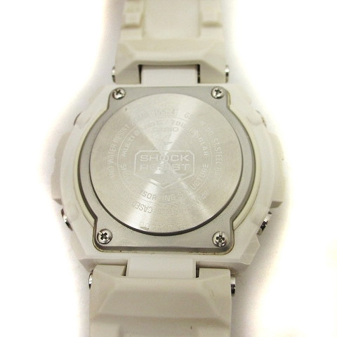カシオジーショック CASIO G-SHOCK GST-W300 G-STEEL 腕時計 タフソーラー マルチバンド6 2針 白文字盤 ホワイト ウォッチ メンズの画像7