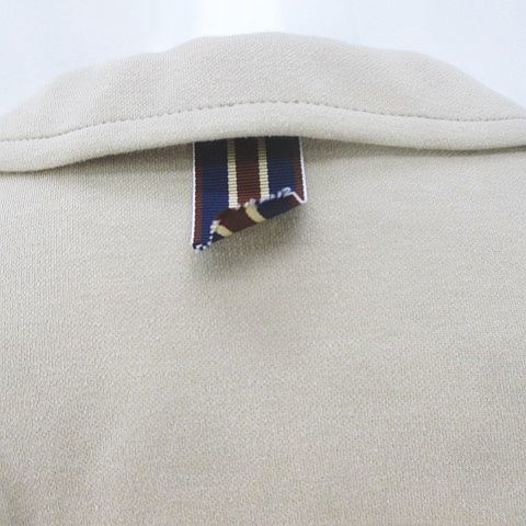 TRUMP シングルジャケット 2 ベージュ系 ボタン 綿 コットン ポケット レディース_画像6