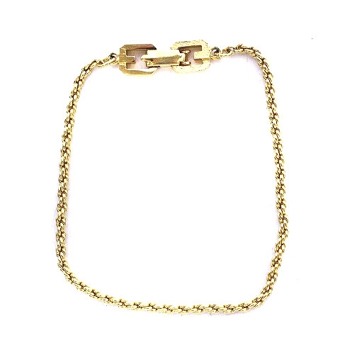 ji van si.GIVENCHY bracele chain G Logo Gold color /KW #GY18 lady's 
