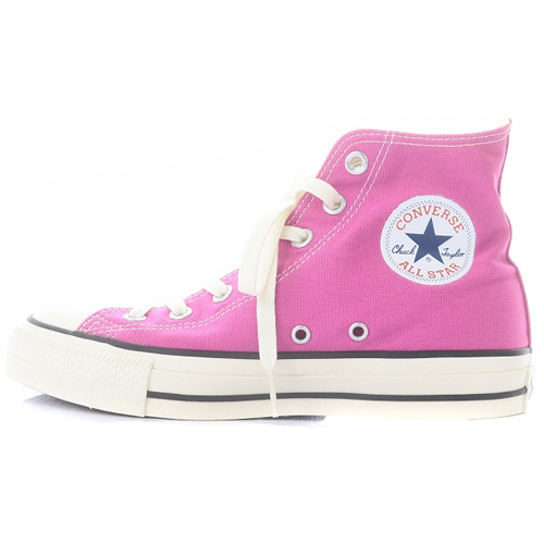 コンバース CONVERSE ALL STAR HI オールスター アール ハイ ハイカット スニーカー キャンバス 24.5cm 紫 パープル 1SD258 /SR2 レディー_画像1