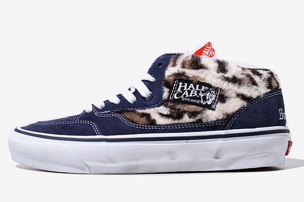 27cm 未使用品 SUPREME × VANS シュプリーム バンズ Leopard Half Cab '92 'Navy' レオパード ハーフキャブ US9 VN0A5KYANVY /● メンズ