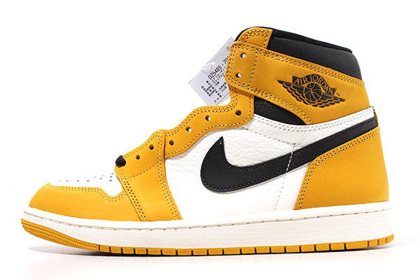 27cm 未使用品 NIKE ナイキ AIR JORDAN 1 RETRO HIGH OG 'Yellow Ochre' エアジョーダン1 レトロ ハイ OG イエローオークル US9 DZ5485-701_画像1