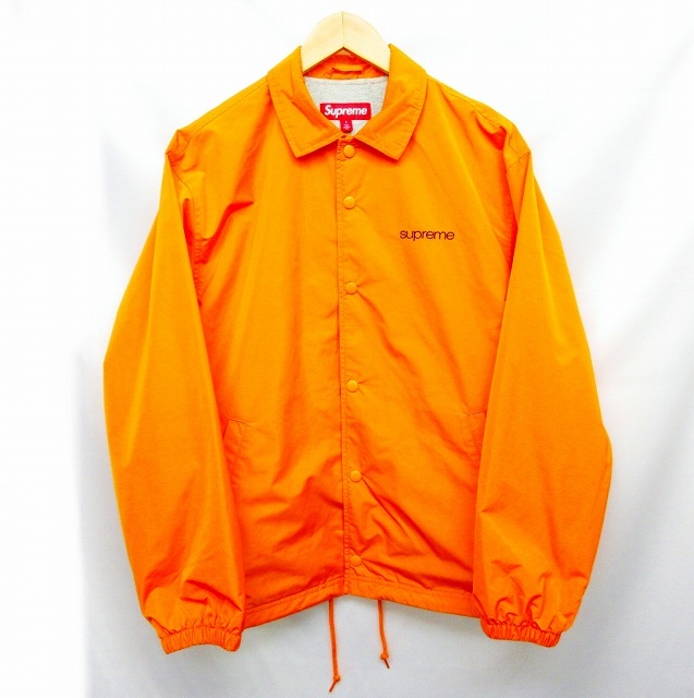 シュプリーム SUPREME 美品 23AW NYC Coaches Jacket コーチジャケット 上着 オレンジ S メンズの画像1