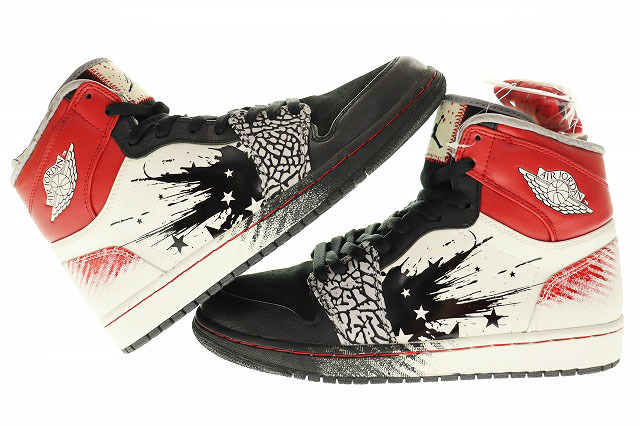 ナイキ NIKE AIR JORDAN 1 HIGH DW DAVE WHITE 2012 27cm WINGS FOR THE FUTURE 464803-001 エア ジョーダン I ハイ デイブ ホワイト 24011_画像2