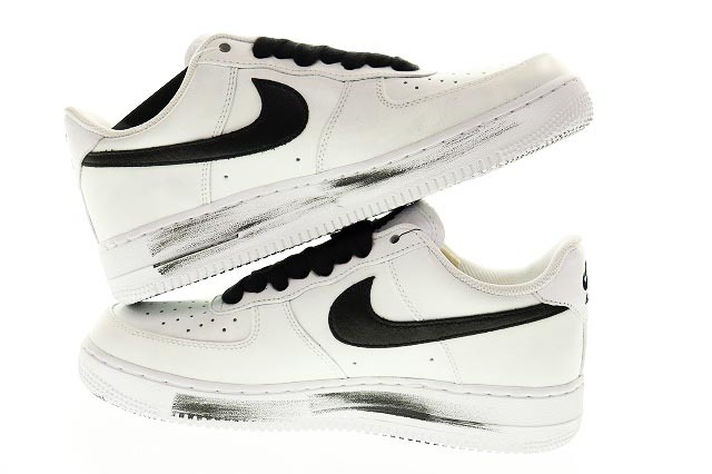 ナイキ NIKE × PEACEMINUSONE ピースマイナスワン AIR FORCE 1 PARA NOISE WHITE BLACK エア フォース ワン パラノイズ dd3223-100 26.5 2_画像3