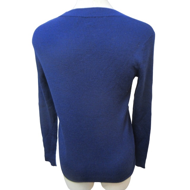  A.P.C. A.P.C. wool cardigan jacket blue blue XS size 0111 IBO46 lady's 