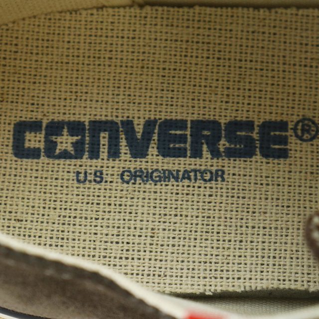 未使用品 CONVERSE SUEDE ALL STAR US OX スエードオールスター スニーカー ローカット 牛革 US4.5 23.5cm チャコール 1CL709_画像5