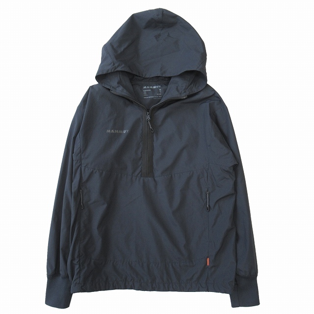 美品 20SS マムート MAMMUT Seon Rock Half Zip WB Hoody AF Men アノラック パーカー プルオーバー カットソー 長袖 ナイロン ロゴ Sの画像1