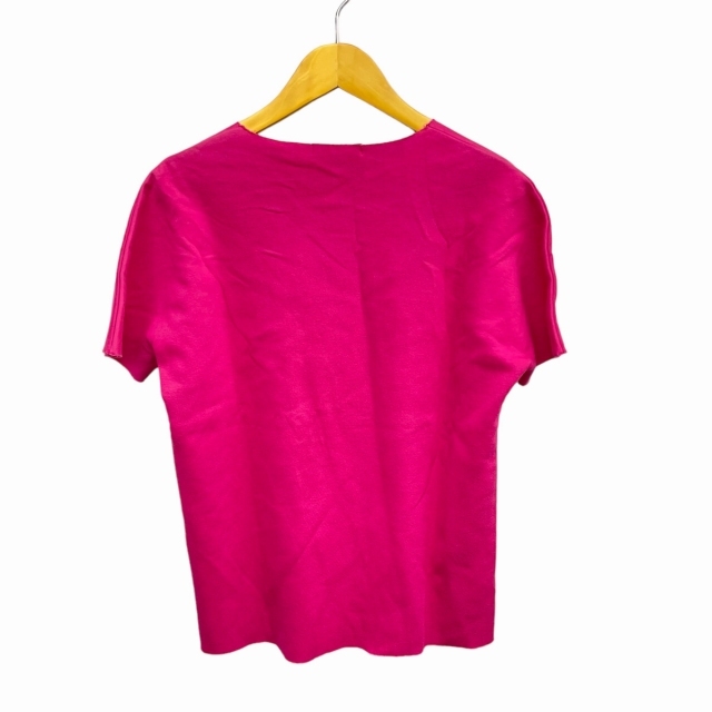 バーバリー BURBERRY 近年 カットソー 切りっぱなし加工 半袖 ピンク XS ■GY06 レディース_画像2