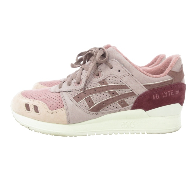 アシックス asics ×KITH Ronnie Fieg Gel-Lyte 3 ゲルライト 23年製 スニーカー シューズ スエード ピンク系 us10 28cm 1201A923 メンズ