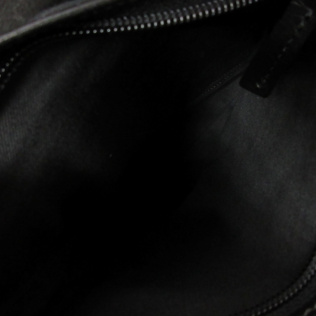 ウンガロ UNGARO レザーショルダーバッグ 斜め掛けバッグ 肩掛けバッグ シルバー金具 黒 ブラック 0120 ■WY レディースの画像6