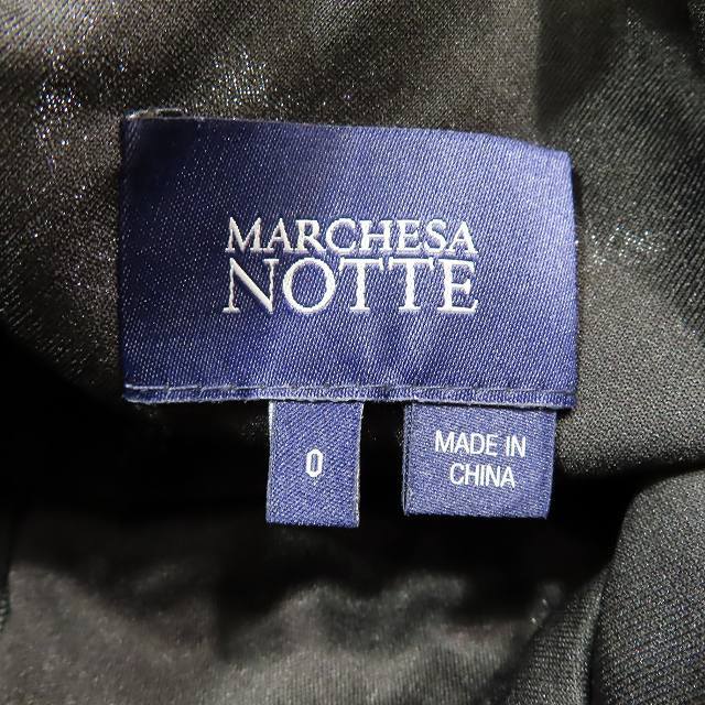 美品 マルケッサノッテ Marchesa Notte スパンコール レース切替 ロングドレス ワンピース マキシ丈 ストライプ柄 パープル レッド_画像4