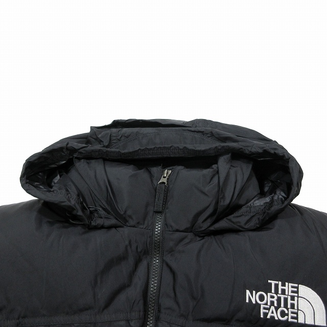 未使用品 22AW ザノースフェイス THE NORTH FACE Nuptse Jacket ヌプシ ダウンジャケット ブルゾン 中綿 フーディ XL 黒 ブラック ND92234/_画像4