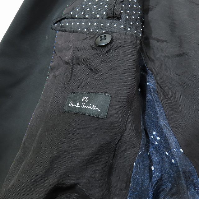 pi-es Paul Smith PS Paul Smith tailored jacket внешний звезда сиденье рисунок подкладка na роллер peru чёрный черный размер M мужской ^C1
