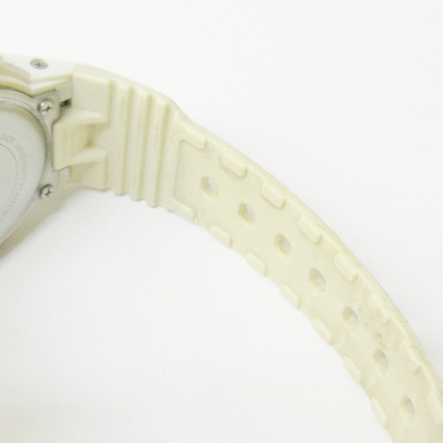 カシオジーショック CASIO G-SHOCK mini ミニ GMN-50 腕時計 ウォッチ デジアナ 稼働品 白 ホワイト 0128 レディースの画像7