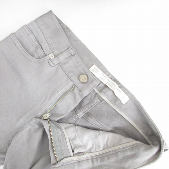  Ined INED tapered Denim jeans pants stretch have gray 7 approximately S size 0123 IBO46 lady's 